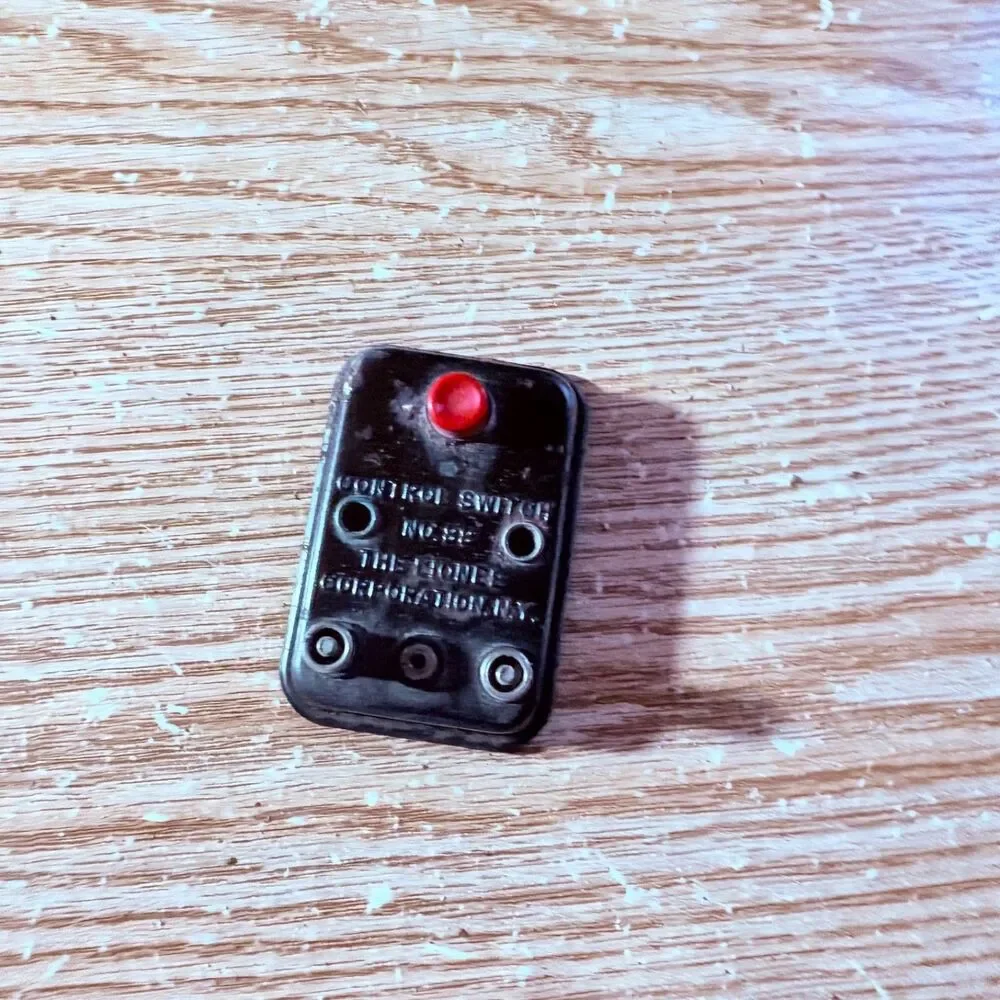 Lionel 96C Push Button Momentary Control Switch With Red Button For Parts